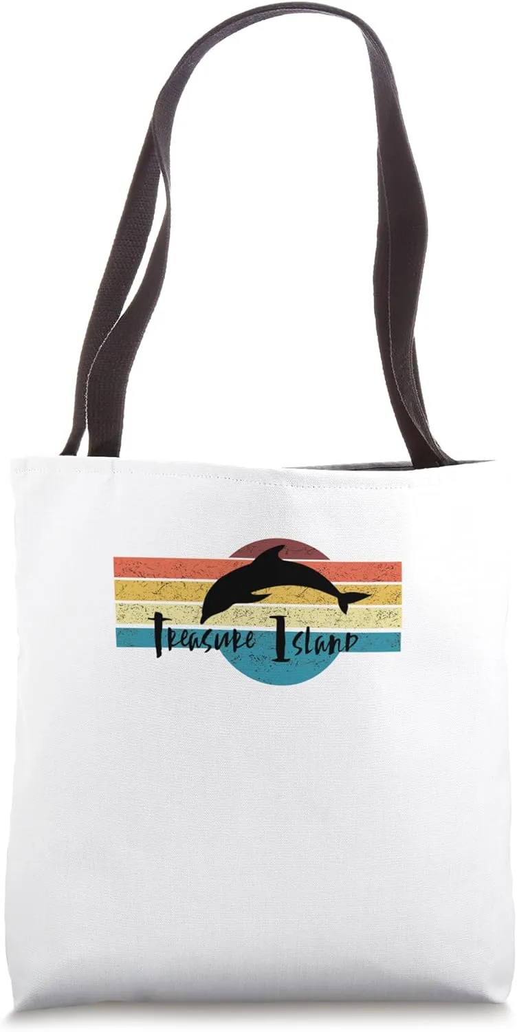 and Dive ephemeral overconfident at Treasure Island Fl Tote Bag Watch Dolphins Jump 