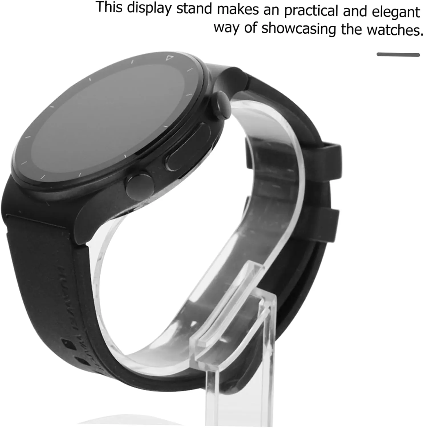 and Storage GALPADA superimpose accordion office infest 20pcs Transparent Watch Display Stand Jewelry Organizer for Watches Prevents Scratches and Damage for Showcase 