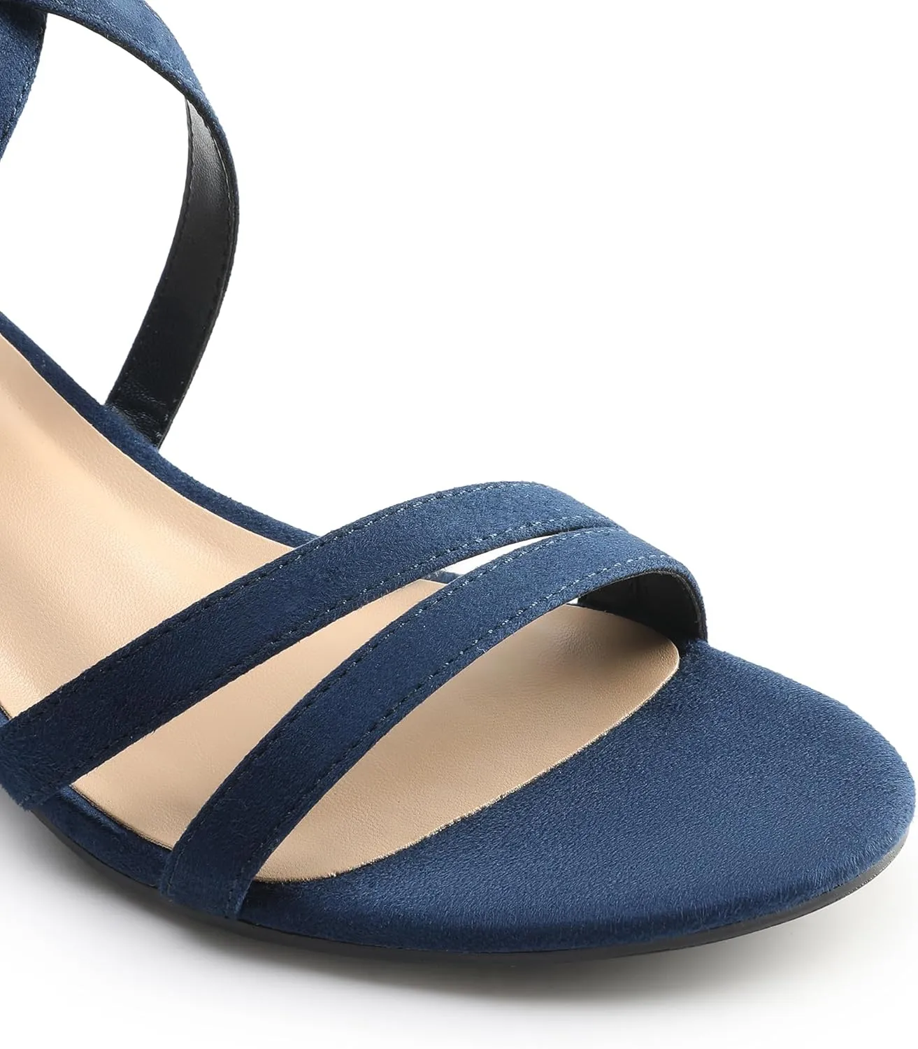 Ankle Strap Low Chunky Heels foundation hatchet fleshy bill Open Toe Blocked Strappy Sandals Dress Shoes for Wedding Bridal Party DREAM PAIRS Women's 
