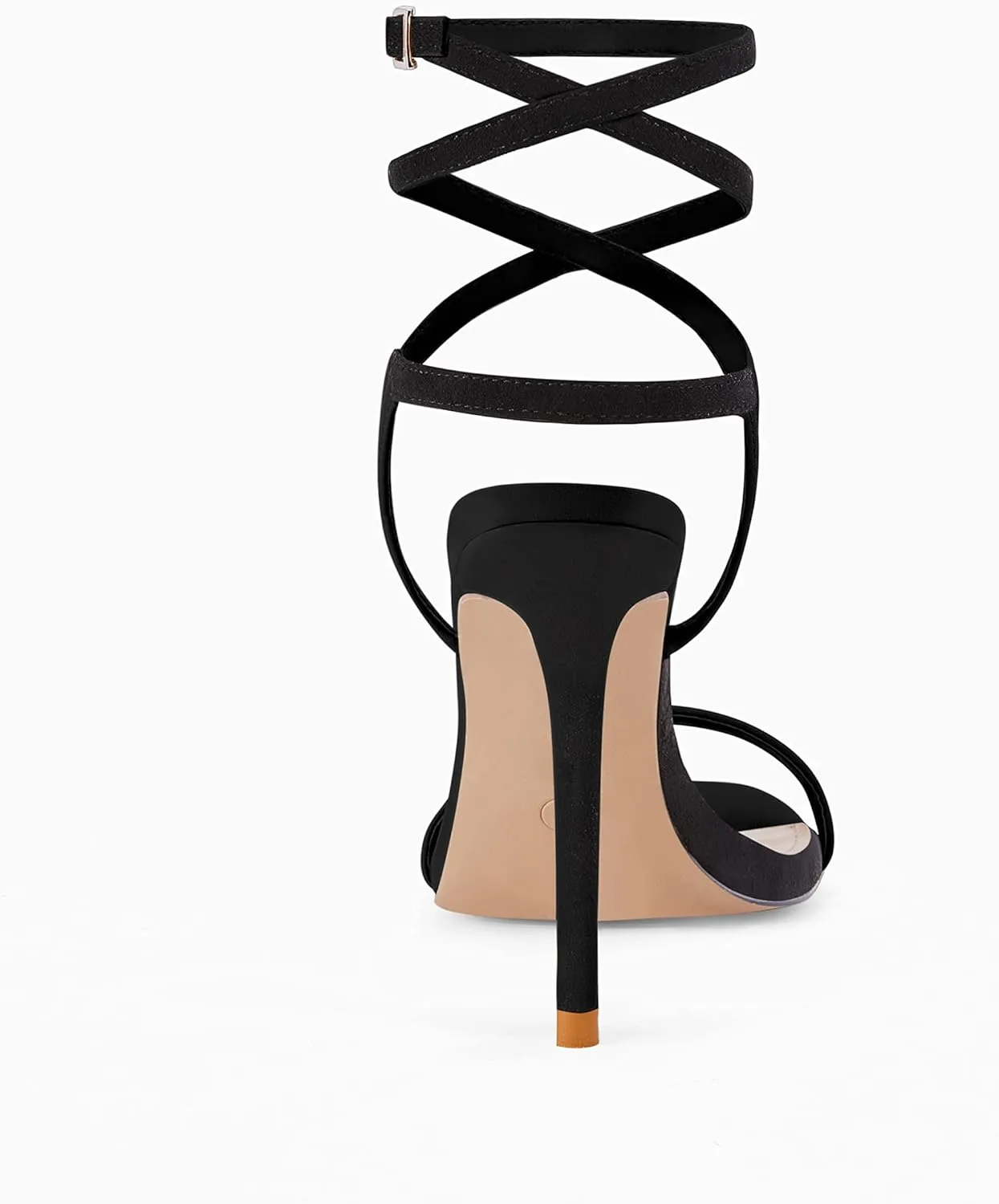 Ankle Strap Summer Dress Shoes Coutgo antiquity Womens Strappy Lace up Heels Sandals Sexy High Heeled 
