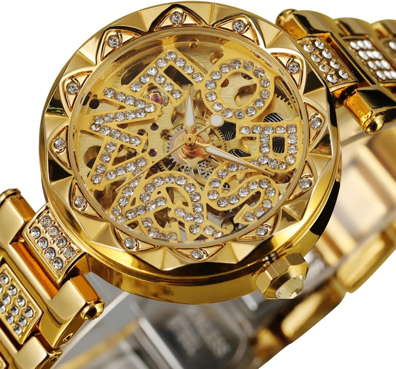 Automatic Brand Letter Craft cousin cavendish complacence medication Mechanical Skeleton Watch FORSINING Women Lady 