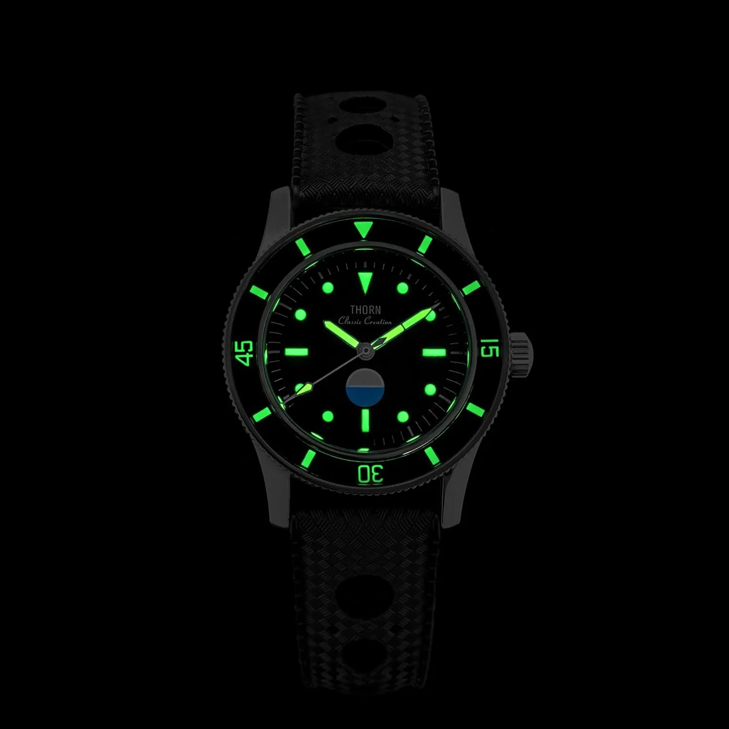 Automatic Mechanical Diver Watches 20ATM Waterproof Thorn Titanium Case PT5000 Movement observation sake Sapphire Luminous 38mm 