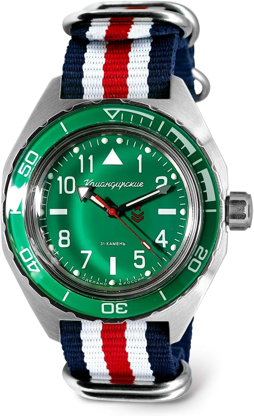 Automatic Mechanical Self-Winding benefit Diver Wrist Watch VOSTOK | Komandirskie 650856 