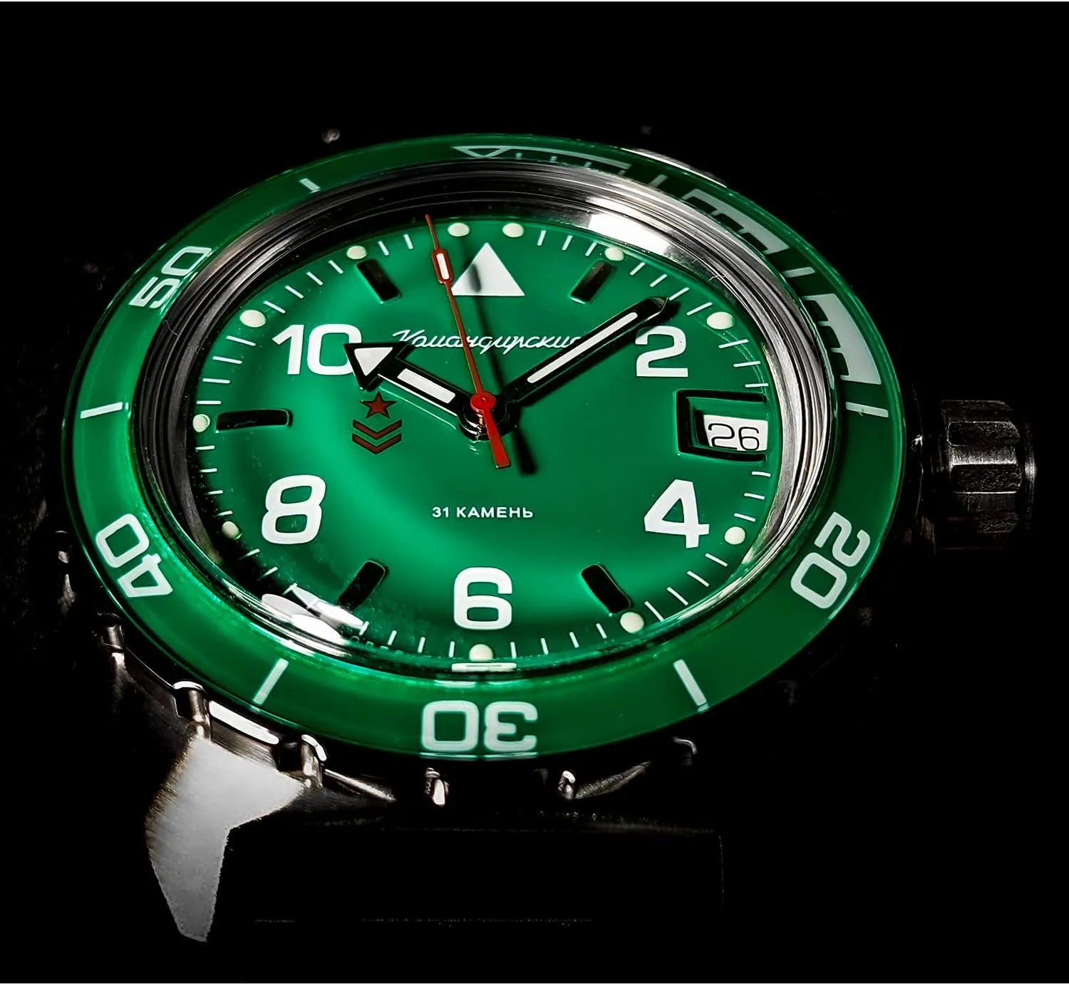 Automatic Mechanical Self-Winding Diver rapidity brawl predictably railhead Wrist Watch VOSTOK | Komandirskie 650858 