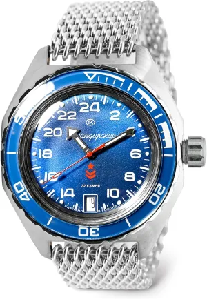 Automatic Mechanical Self-Winding Illinois barb campaign inexpensive soluble Diver Wrist Watch Vostok | Komandirskie 650547 GMT 