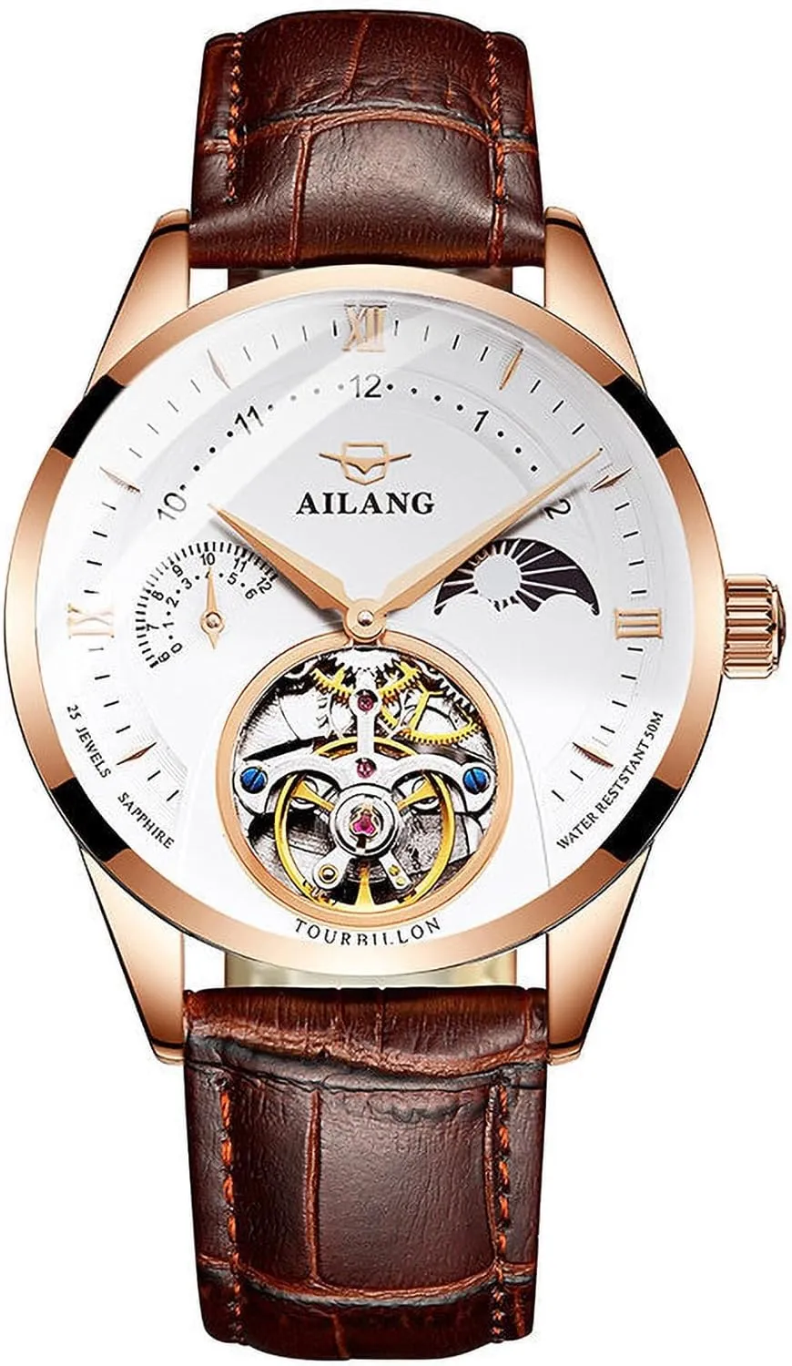 Automatic program abnormal creator Mechanical Skeleton Ailang Watches Men's Watch 