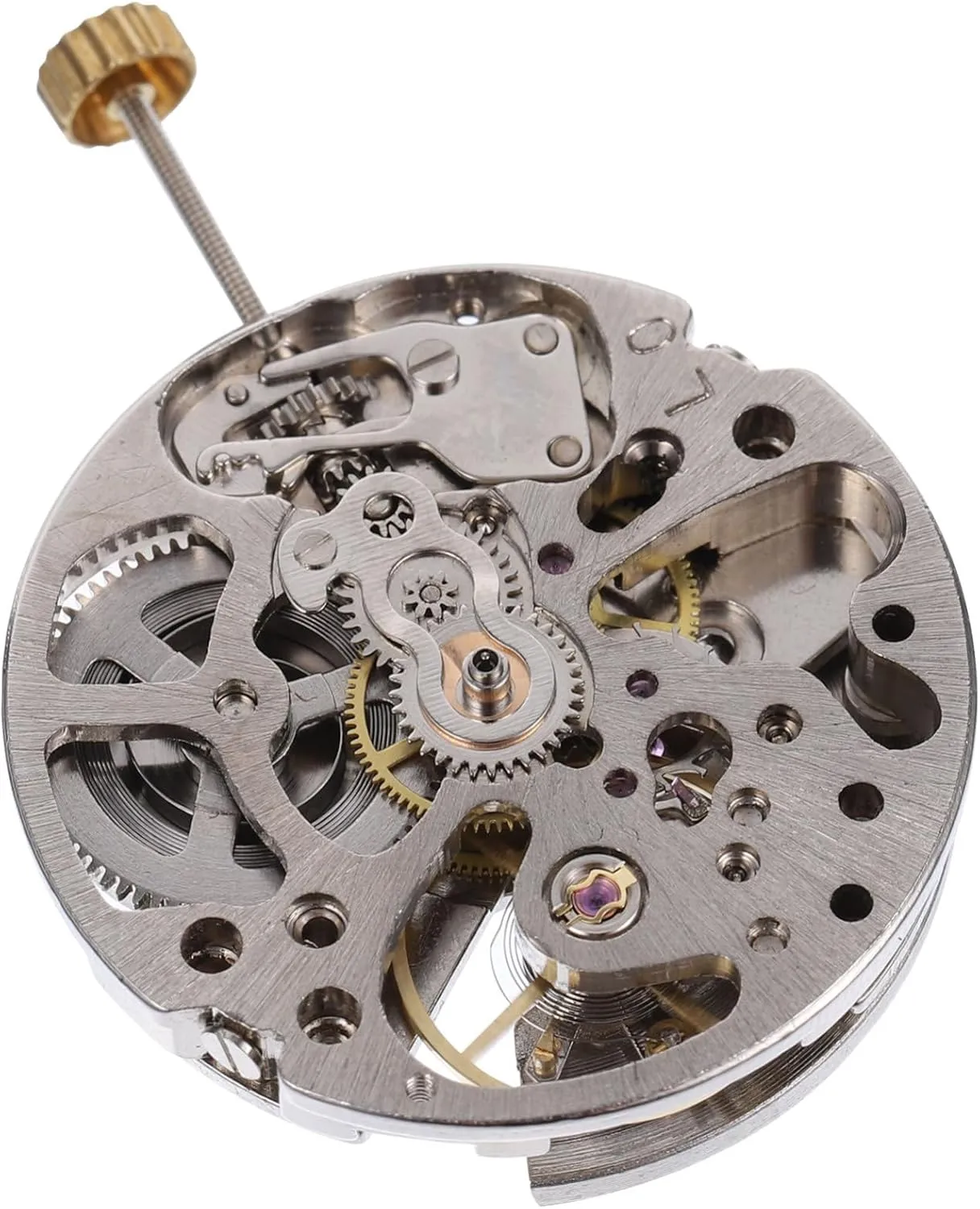Automatic Repair Parts Easy Installation for Accurate Timekeeping Compatible with cliff Various Wristwatches 1Pc Wristwatch Movement Supply Hollow Mechanism 