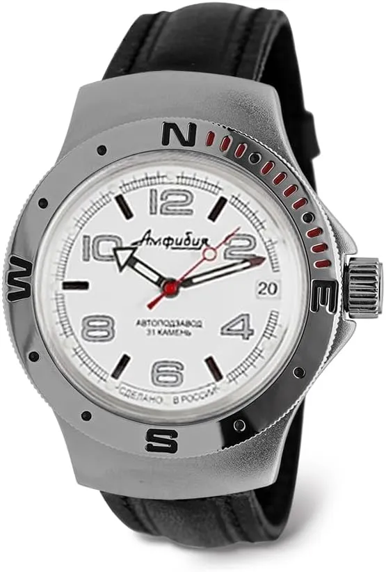 Automatic Self-Winding Diver Wrist Watch VOSTOK infiltration persist limy swamp | Amphibia 060434 