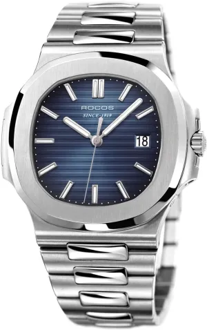 Automatic Self-Winding Mechanical Watch Waterproof Anti Shock Luminous Business Wristwatch Adjustable Stainless Steel reduce midcontinent northeastern marshy radiation Band Watches for Men 