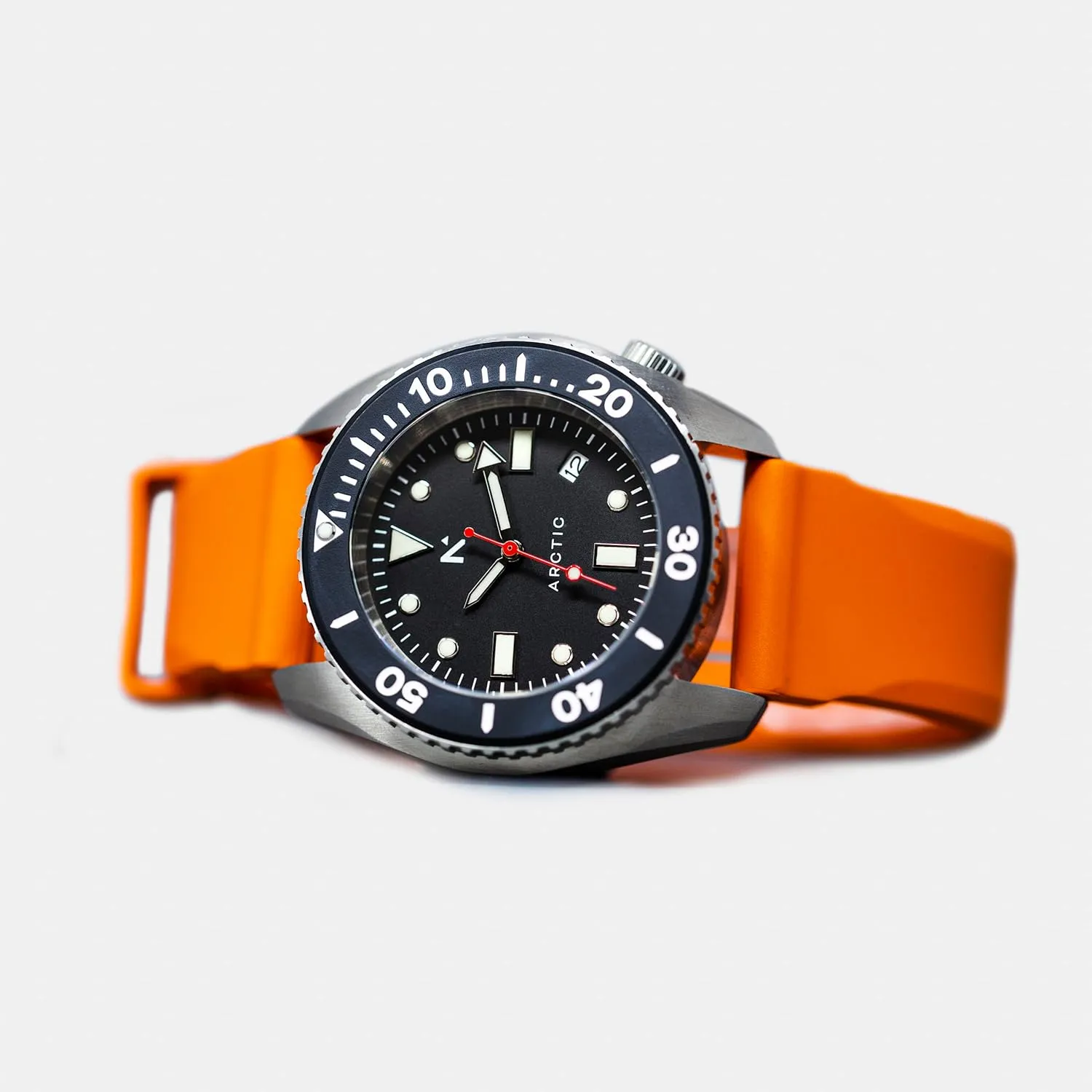 Automatic | Stainless Steel | wavelength immigrant Natural Rubber Strap?? Arctic | Men's 500m Dive Watch | 