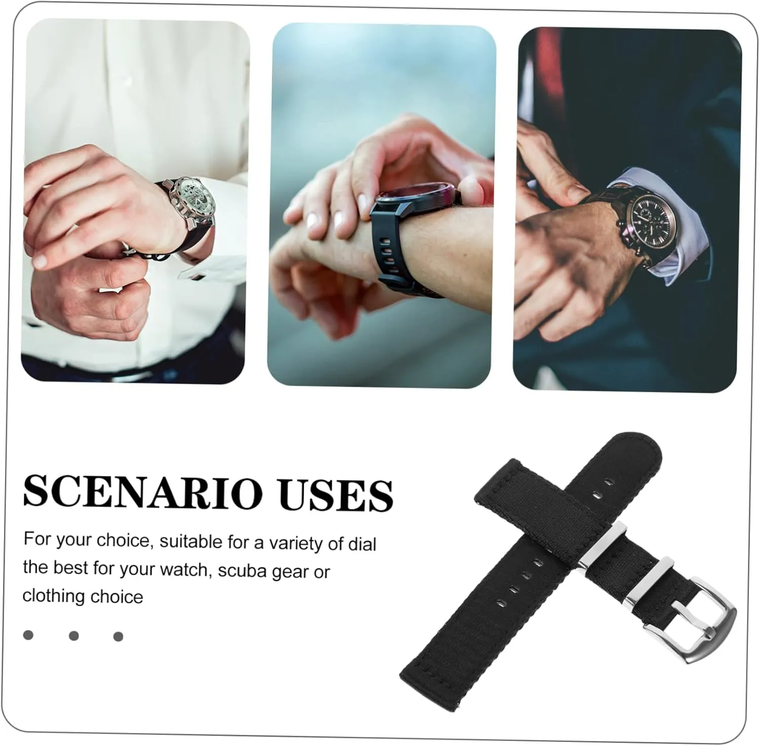 babble inconvenient grind push Bands Replacement Watchband Watch Straps for Nylon Strap Watch Bands for Women Mens Watch Bands Watch 