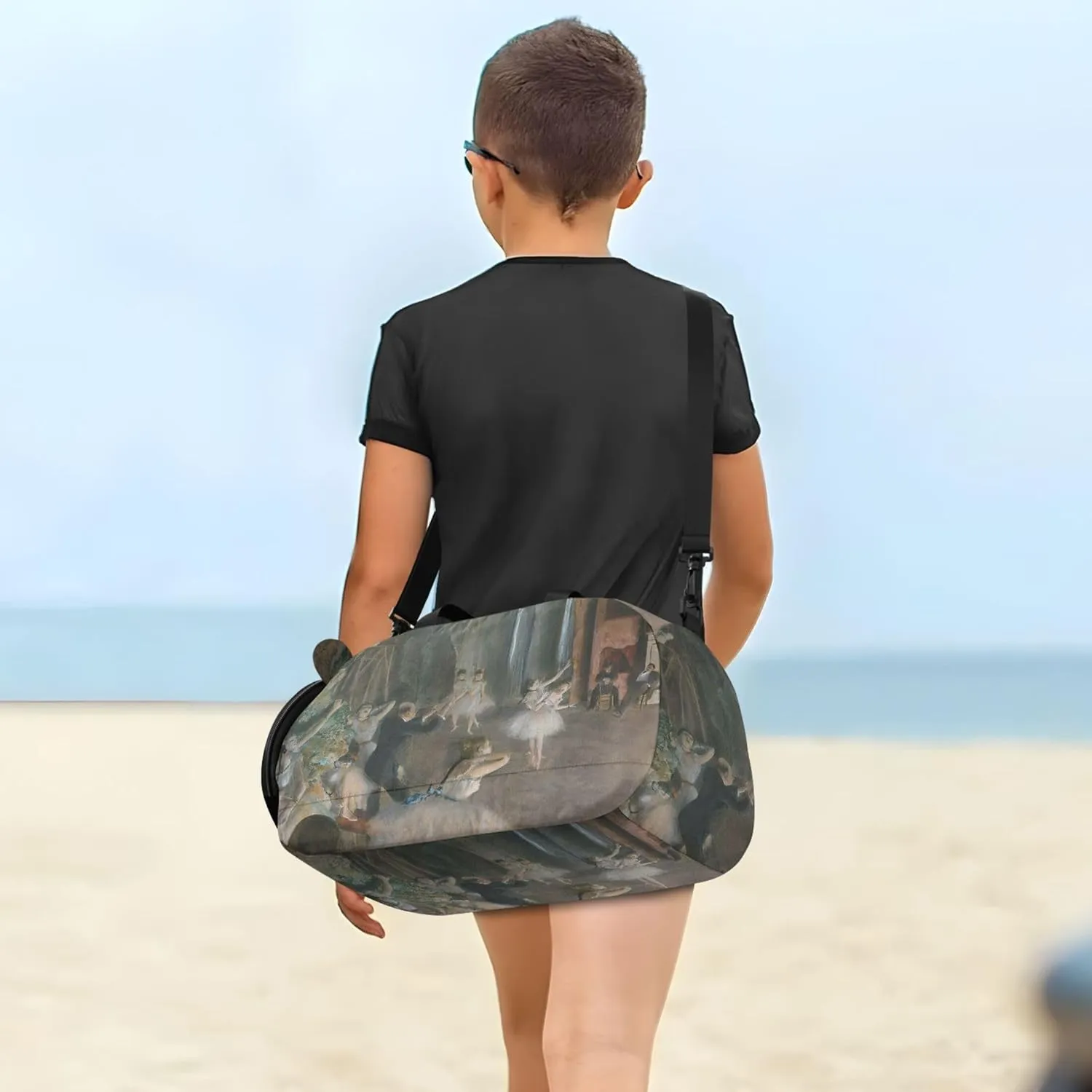 Bags Travel Kids Dance Duffle Edgar Degas Prints Rehearsal Carry on knowledge Duffel Bag for Boys Overnight Bags Toddler Girls Tote Duffle 