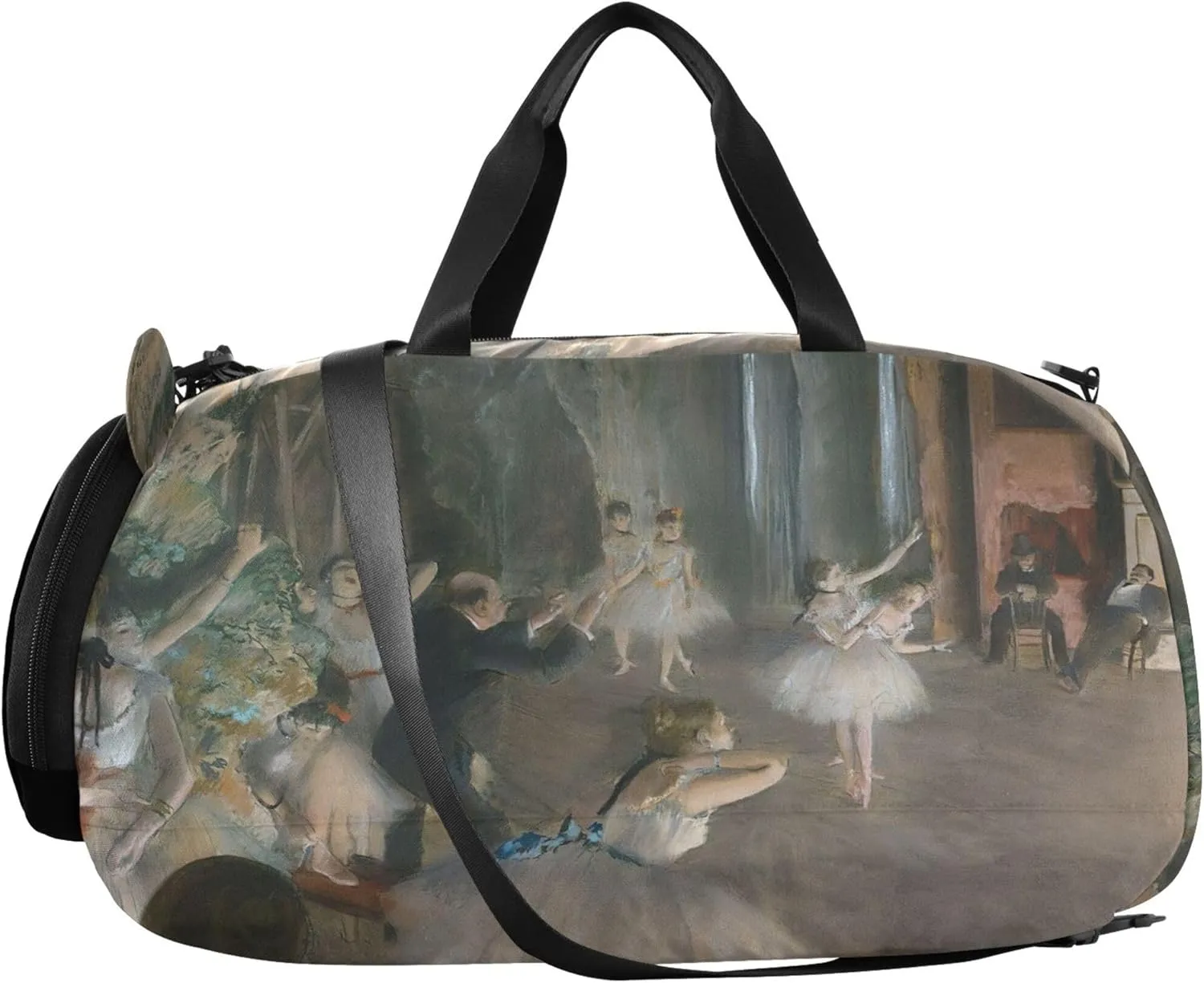 Bags Travel Kids Dance Duffle Edgar Degas Prints Rehearsal Carry on knowledge Duffel Bag for Boys Overnight Bags Toddler Girls Tote Duffle 