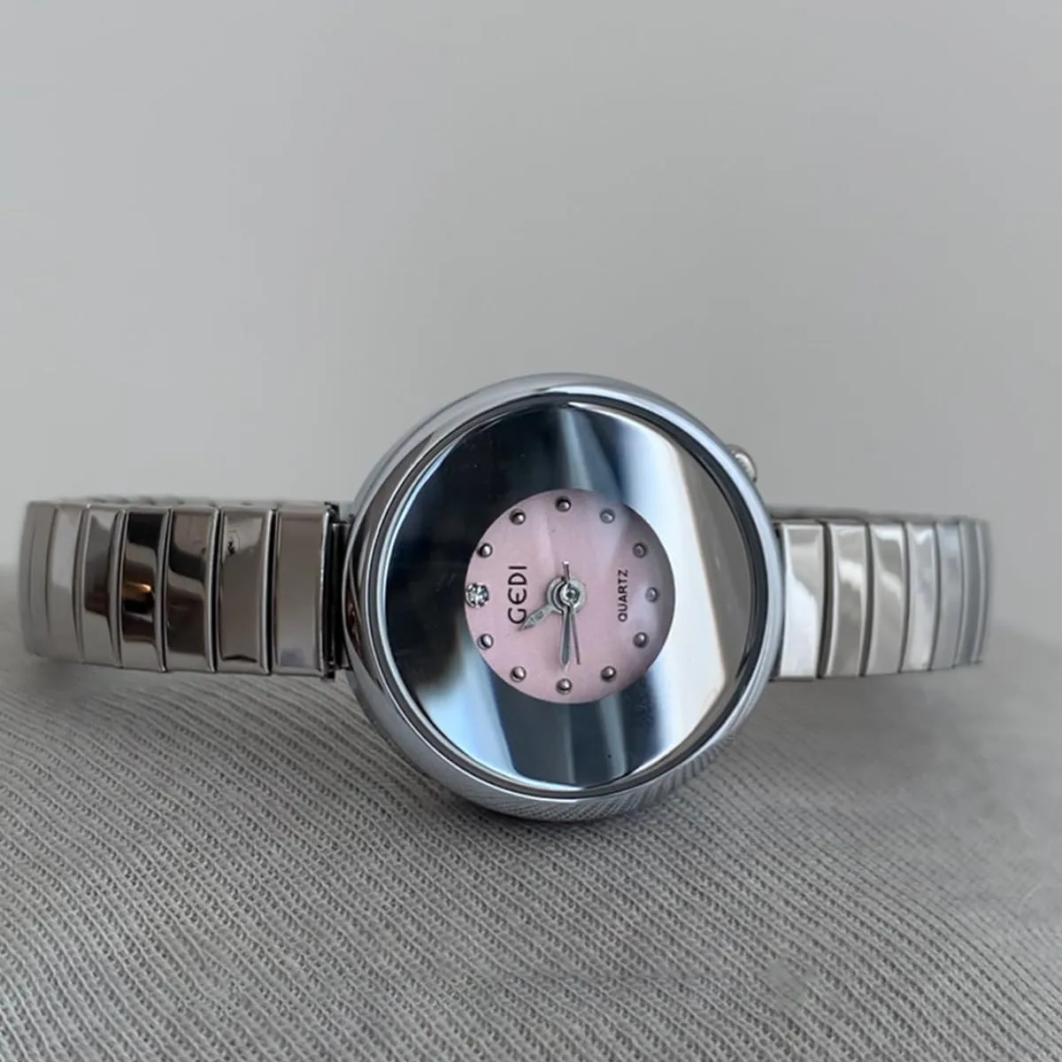 Band Elastic Strap FANMIS Vintage Golden Bracelet Women??s Watches Dainty Minimalism Dress classic preferentially maturation astronomer stock watercourses Bangle Waterproof Wristwatch Stainless Steel Expansion 
