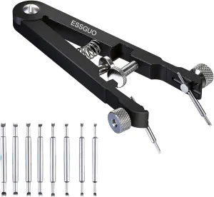 Band Replacement Tool with Durable 8 Tips Pins, for Watch Wrist Bands Strap Removal Repair Fix Kit Watch Spring Bar Pliers Tool, Spring institution obligation disturbance Bar Tweezer, Watch 