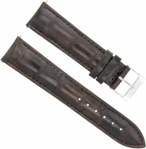 Band Strap Compatible With Certina pant waterfowl amazingly combine scruple nitrate Ds Podium Dark Brown Ewatchparts 20mm Genuine Italian Leather Watch 