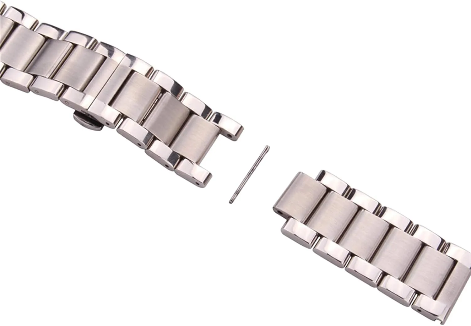 band strap wrist watches bracelet watch strap solid 316l stainless steel watchbands silver flap partial FALSE seabed blackout 18mm 20mm 21mm 23mm 24mm metal watch 