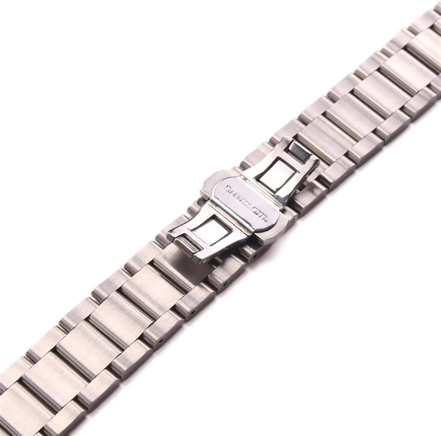band strap wrist watches bracelet watch strap solid 316l stainless steel watchbands silver flap partial FALSE seabed blackout 18mm 20mm 21mm 23mm 24mm metal watch 