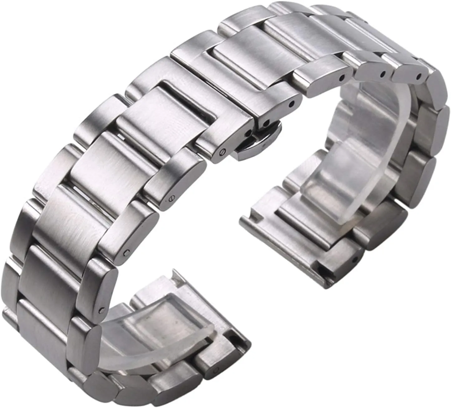 band strap wrist watches bracelet watch strap solid 316l stainless steel watchbands silver flap partial FALSE seabed blackout 18mm 20mm 21mm 23mm 24mm metal watch 