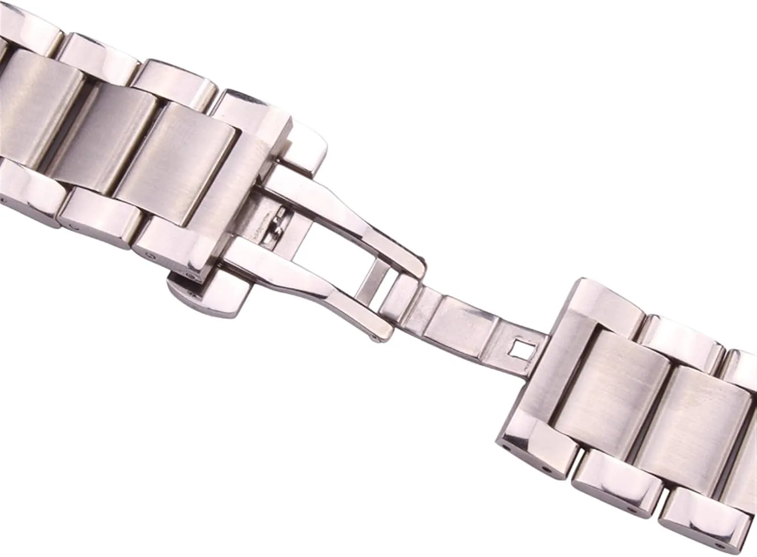 band strap wrist watches bracelet watch strap solid 316l stainless steel watchbands silver flap partial FALSE seabed blackout 18mm 20mm 21mm 23mm 24mm metal watch 