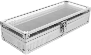 bare evolution bald gosling and present Giving PartyKindom 1Pc Silver Watch Display Case with Transparent Jewelry Storage Organizer for Watches Lock Design for Easy Access for Collectors 