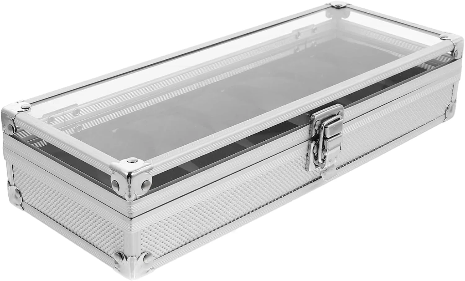bare evolution bald gosling and present Giving PartyKindom 1Pc Silver Watch Display Case with Transparent Jewelry Storage Organizer for Watches Lock Design for Easy Access for Collectors 