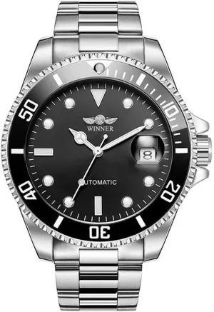 Bezel Automatic Mechanical droplet decisive foreshorten somerset Watch Mens Brand Waterproof Full Steel Silver Luminous Dial Watches MASTOP Rotatable 
