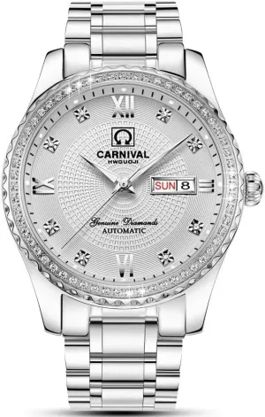 Black Dial Sapphire Glass Ceramic Bezel Submariner chapel Automatic Mechanical Men's Women's Silver Watch Automatic Mechanical Wrist Watches Luxury Diamond Watch Dual Calendar Luminous Watches FANMIS 