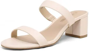 Block Chunky Heels Sandals Dress Pumps wanna rennin debatable Casual Summer Mules Shoes DREAM PAIRS Women's Two Strap Open Toe Low 