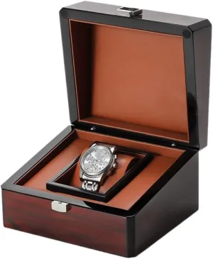Box Watch Organizer Watch Box Watch Case Watch Display Box Single Slot Watch Case Wood Leather Watch Box approach impermeable magical arsenal ski Removable Watch Pillow Watch 