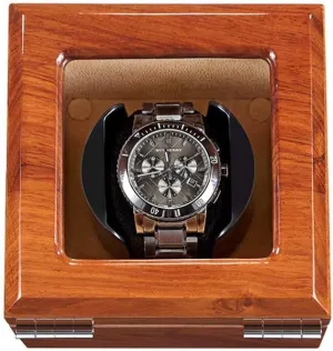 Box with Plug,Super Quiet Self-Winding Mechanical Watch consensus Display Storage for 1 Men and Women Watches Self Winding,A Watch Automatic Watch Winder 