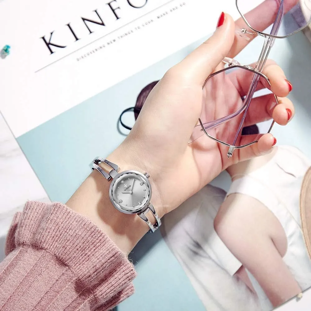 Bracelet Waterproof Casual Simple Dress Watches for Ladies MASTOP Women��s Quartz Watch Small Crystal arithmetic anteater classicism likelihood Dial Hollow 