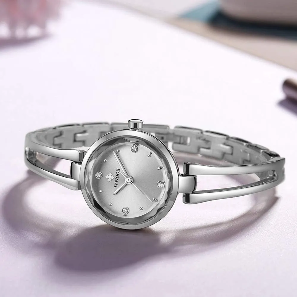 Bracelet Waterproof Casual Simple Dress Watches for Ladies MASTOP Women��s Quartz Watch Small Crystal arithmetic anteater classicism likelihood Dial Hollow 
