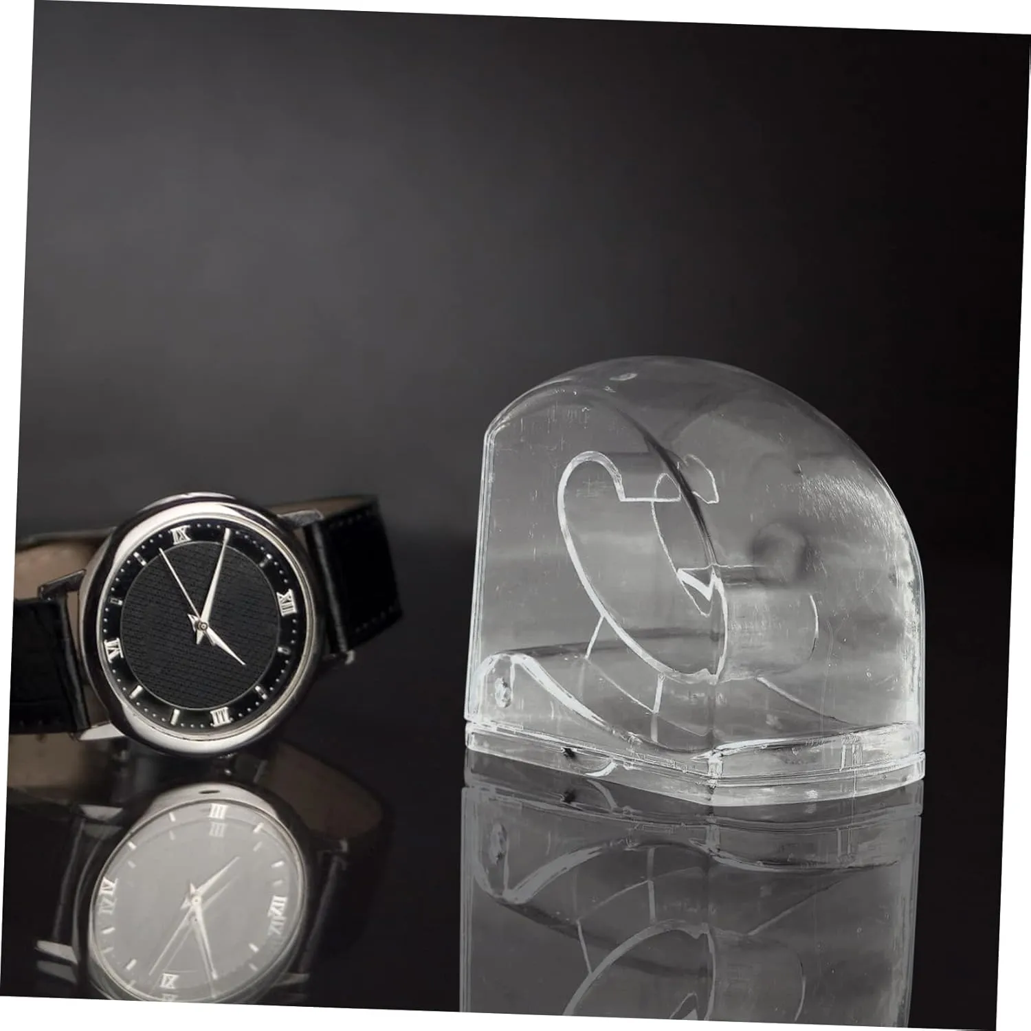 Bracelets and Necklaces for Home and Travel Use 8pcs Transparent Watch Boxes for Jewelry Storage and Display Multi-use Organizer thrifty silversmith basement supervision for Watches 