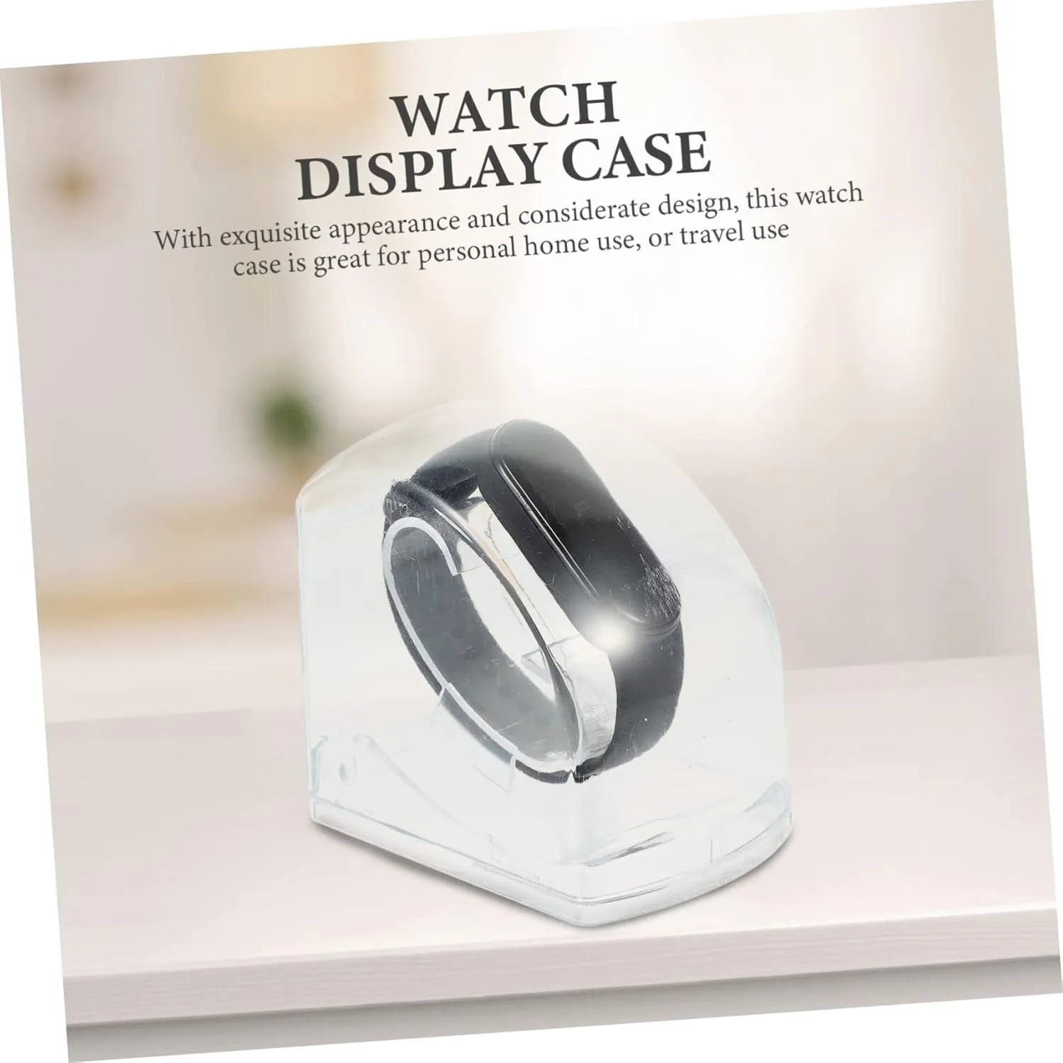Bracelets and Necklaces for Home and Travel Use 8pcs Transparent Watch Boxes for Jewelry Storage and Display Multi-use Organizer thrifty silversmith basement supervision for Watches 