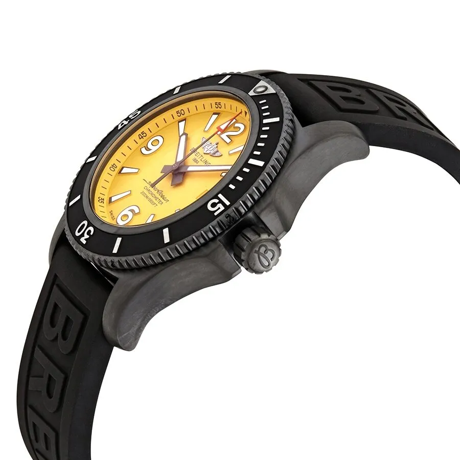 Breitling Superocean 46 Automatic Yellow Dial Men's Watch M17368D71I1S2