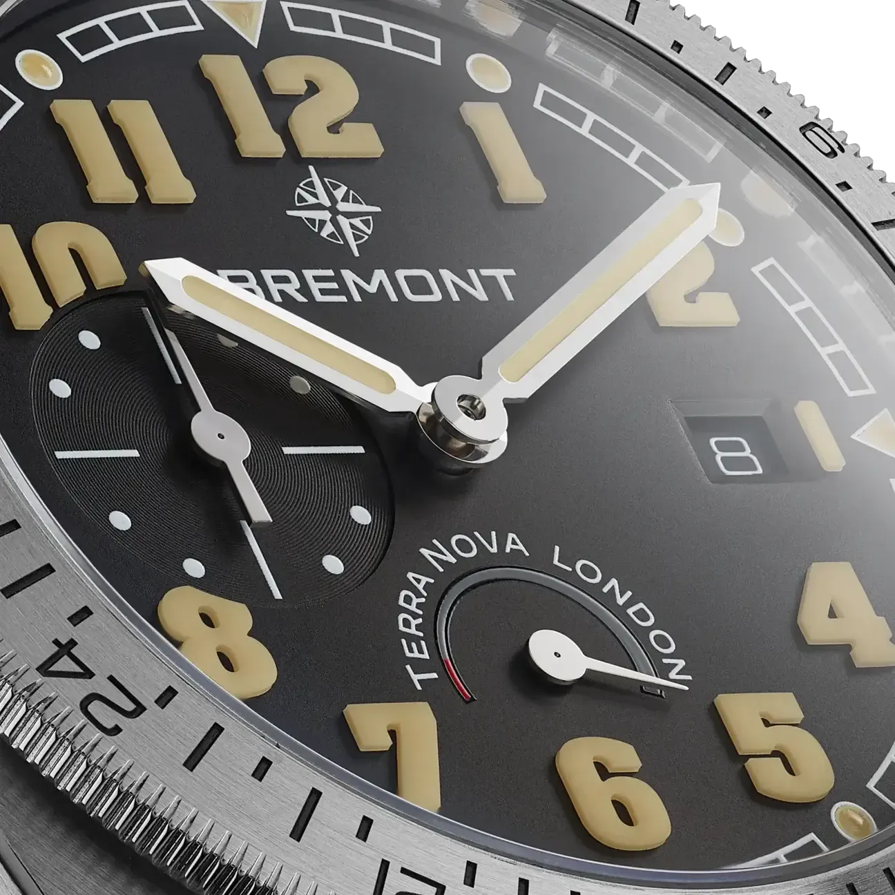 Bremont Terra Nova 40.5 Power Reserve TN40-PWR-SS-BK-B