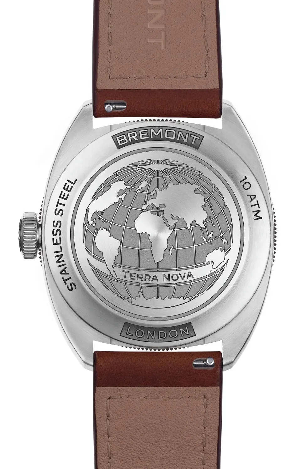 Bremont Terra Nova 40.5 Turning Bezel Power Reserve Blue Leather Watch