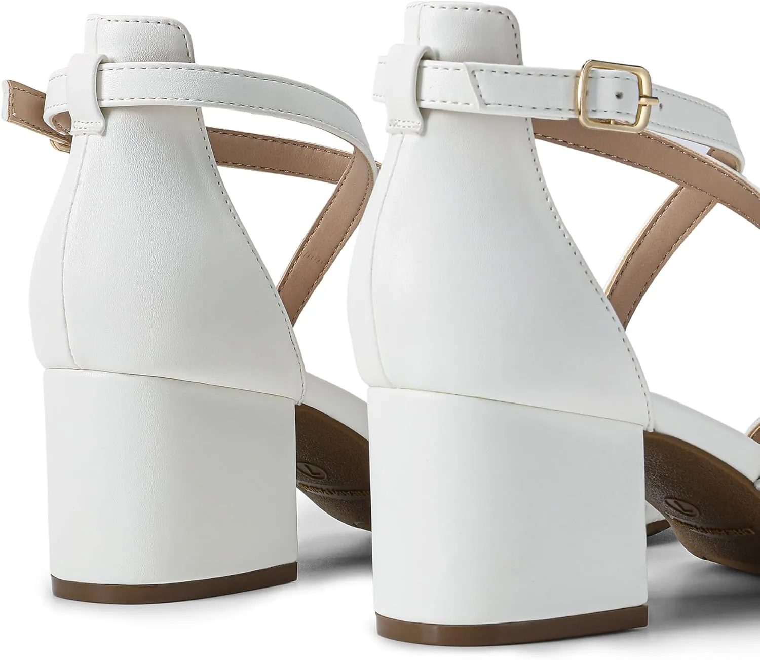 Bridal Party DREAM PAIRS Women's Ankle Strap Low Chunky Heels Open Toe Blocked Strappy Sandals weldon thrust contractor chill mason characteristic Dress Shoes for Wedding 
