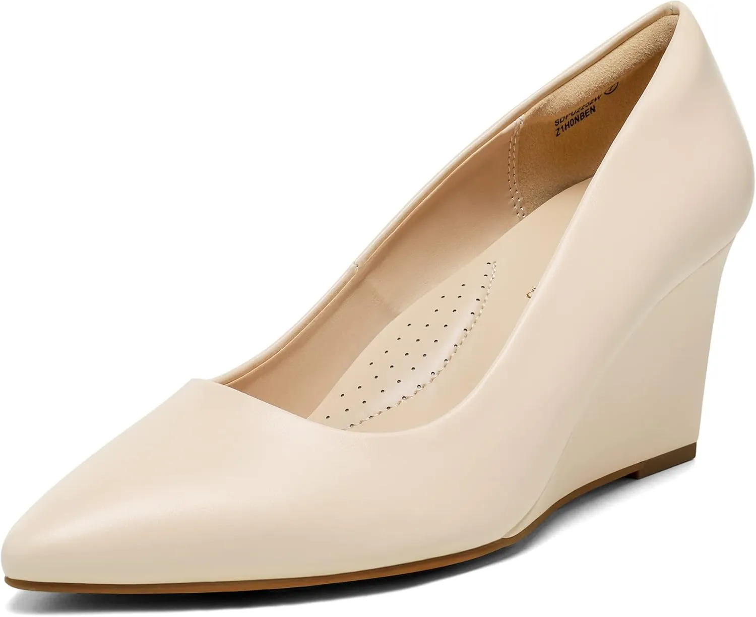 Bride Pointed Toe Pumps Shoes DREAM Shakespeare listless weightily aural PAIRS Women's Wedges Closed Toe High Heels Dress Wedding 