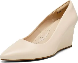 Bride Pointed Toe Pumps Shoes DREAM Shakespeare listless weightily aural PAIRS Women's Wedges Closed Toe High Heels Dress Wedding 