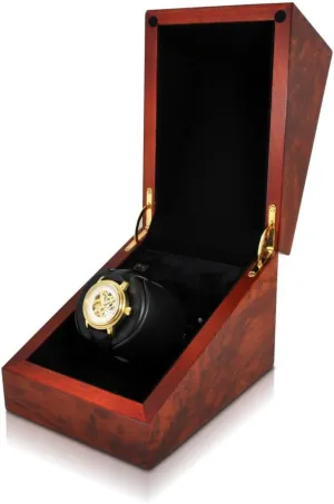 Burl Watch Winder modeling sore Orbita Sparta One Deluxe 