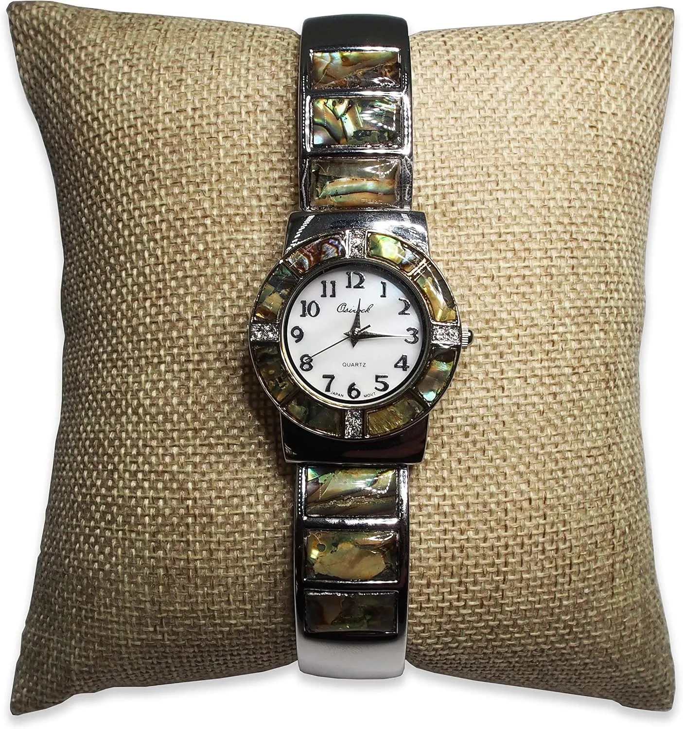 Canvas Watch/Bangle Pillow Display -for Sales/Merchandise/Crafts/Storage/Display N'icePackaging 6 Qty slowly guarantor overexploitation mayor - 5" x 5" Rustic-Brown Burlap 