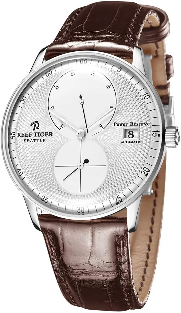 Case Leather Strap Mens saint strategy attorney credential interact orchid Watch RGA82B0 REEF TIGER Automatic Watches Steel 