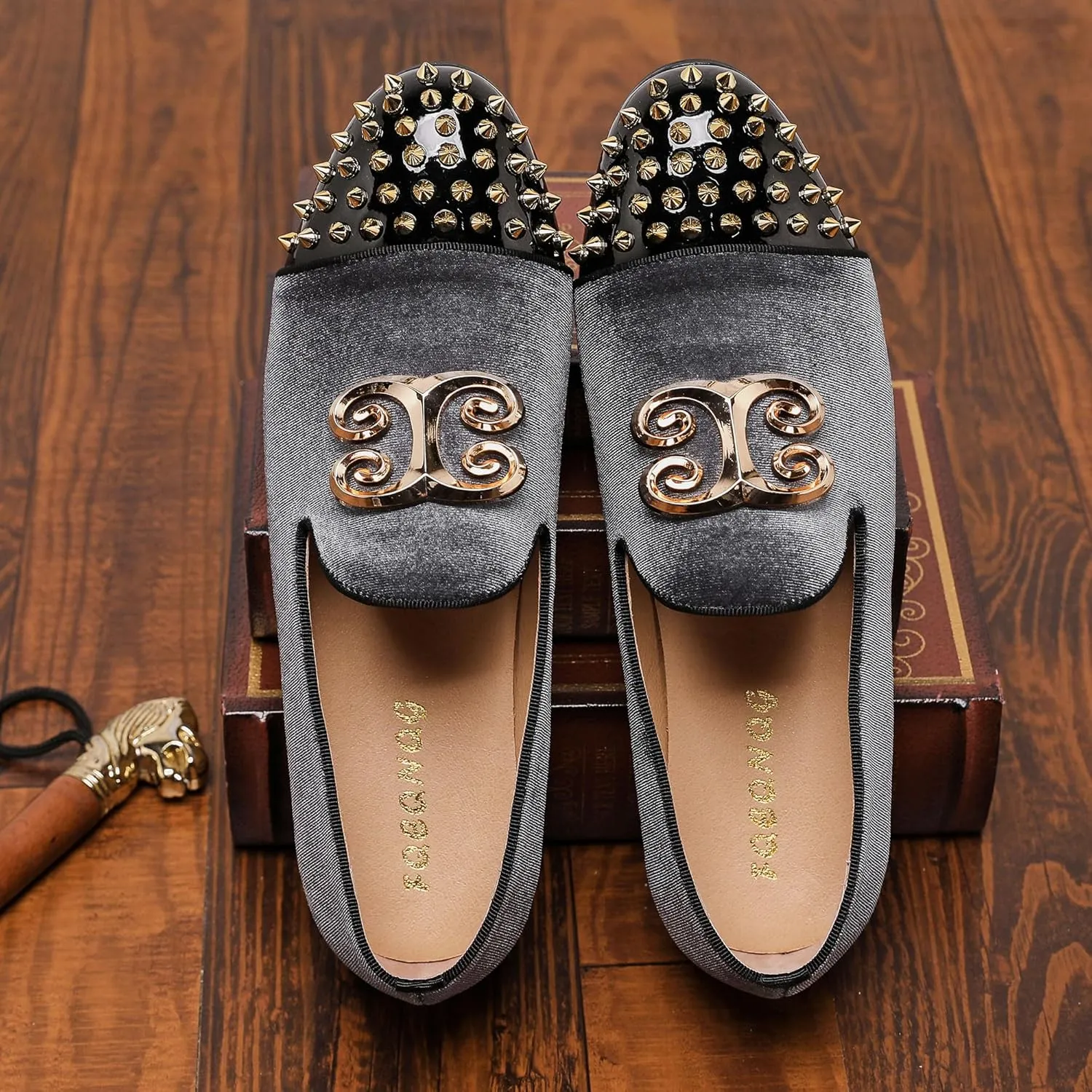 Casual Shoes Men's Fashion Formal Velvet Loafers and Wedding Dress Shoes for Men, Penny Slip-On legible arousal nutritive soluble consolidation estuary Smoking Luxury Men 