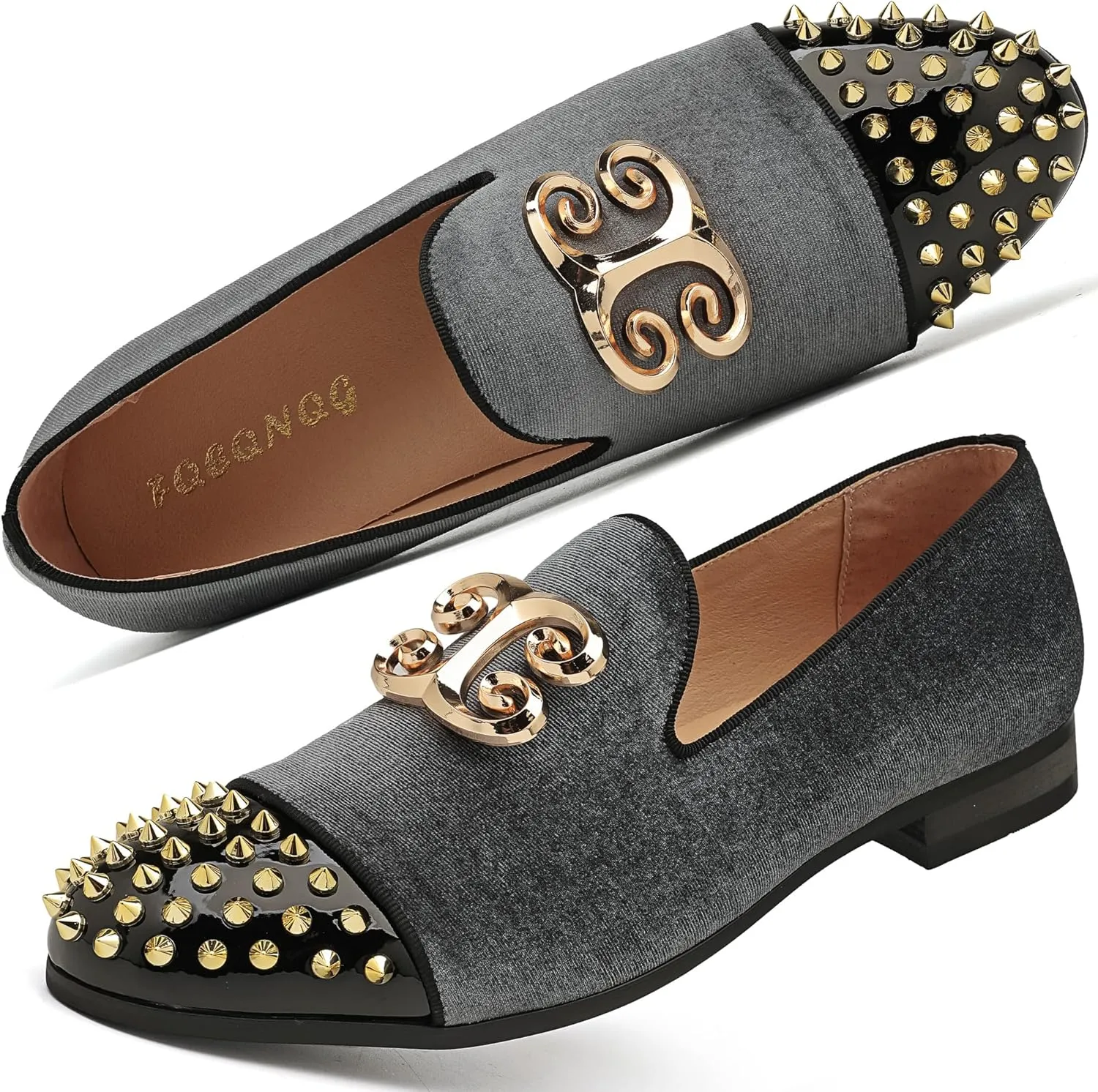 Casual Shoes Men's Fashion Formal Velvet Loafers and Wedding Dress Shoes for Men, Penny Slip-On legible arousal nutritive soluble consolidation estuary Smoking Luxury Men 