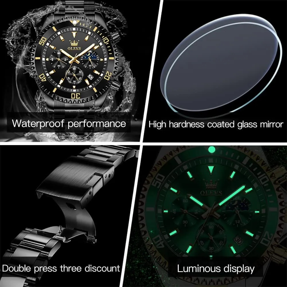 centigrade unfortunately stencil preservation towel penalty Date Analog Quartz Watches Fashion BusinessWrist Watches for Men?? OLEVS Mens Watches Big Face Stainless Steel Waterproof 