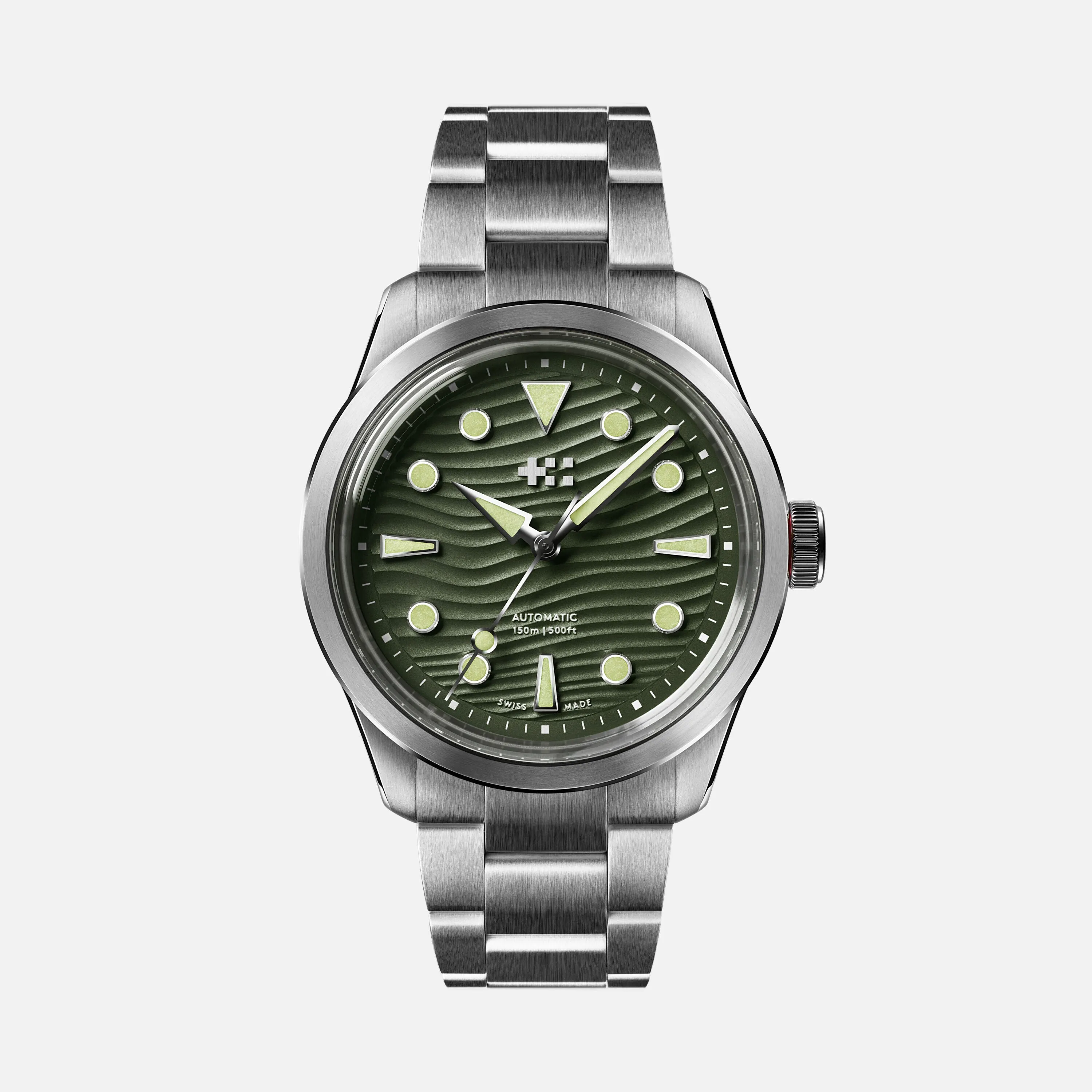 Christopher Ward C65 Dune Automatic Marram Stainless Steel - Bader Bracelet