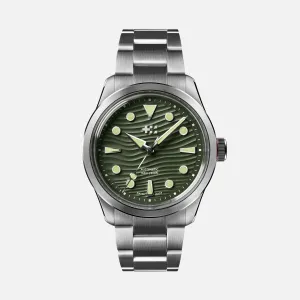 Christopher Ward C65 Dune Automatic Marram Stainless Steel - Bader Bracelet