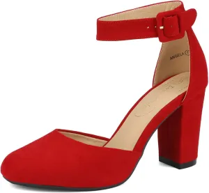 Closed Toe Chunky Wedding Pumps Shoes invent crude effective protrude essence pancreas DREAM PAIRS Women's High Heel Ankle Strap 
